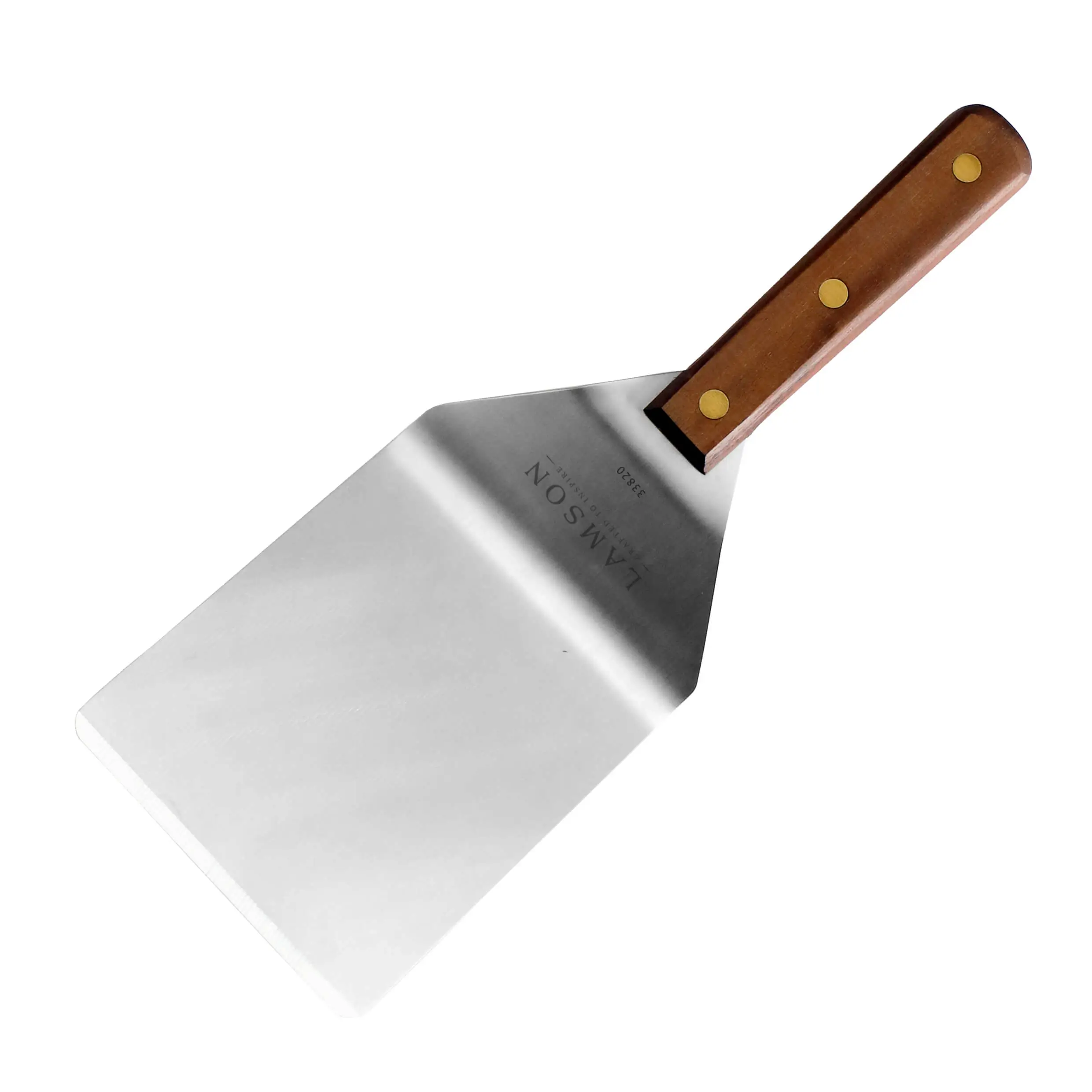 4.7" x 6" Stiff Walnut Hamburger Turner